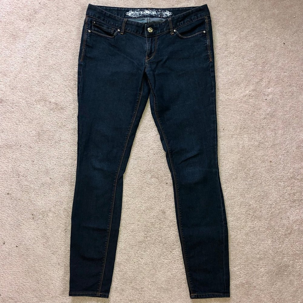 Express Zelda Jean Legging Skinny Jeans Dark Wash
